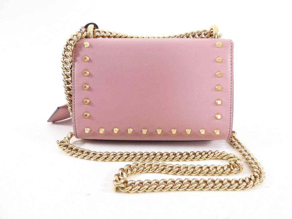 Gucci Small Quartz Pink Pearly Padlock Chain Bag