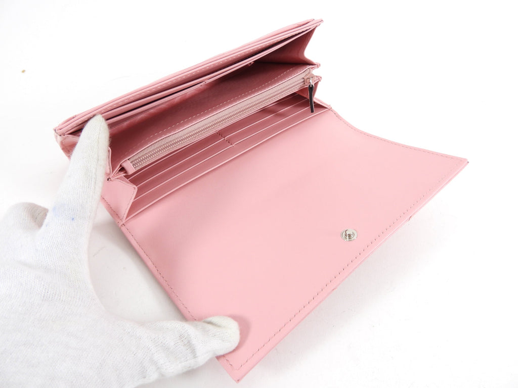 Gucci Pink Matelasse Marmont Long Wallet