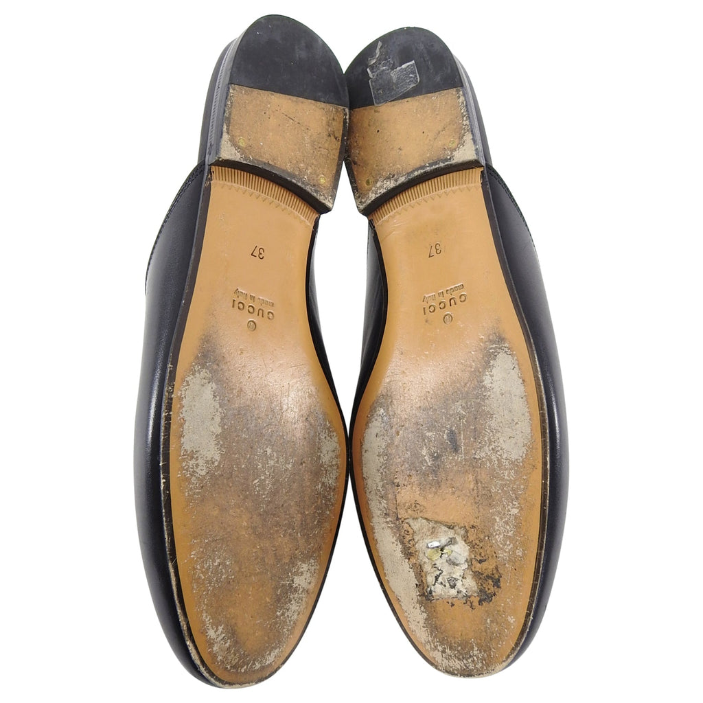Gucci Princetown Slipper with Embroidered Rose - 6.5