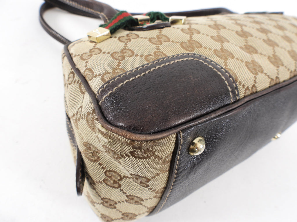 Gucci Princey Monogram Canvas Shoulder Bag