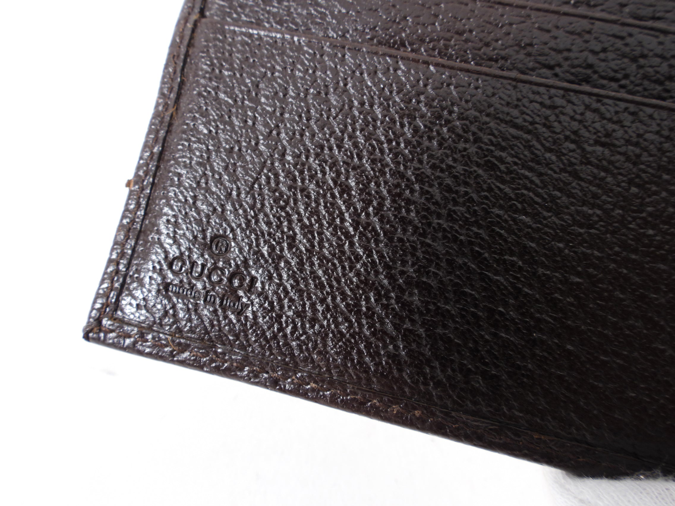Gucci Princey Brown Monogram French Compact Wallet