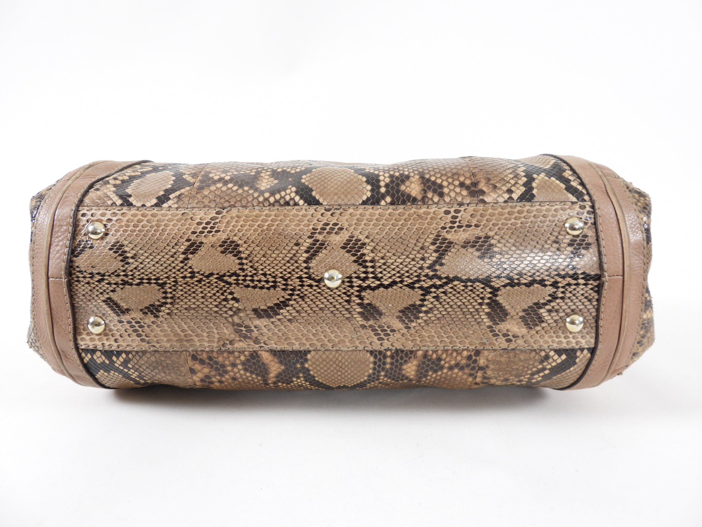 Gucci Python Bella Convertible Tote Bag