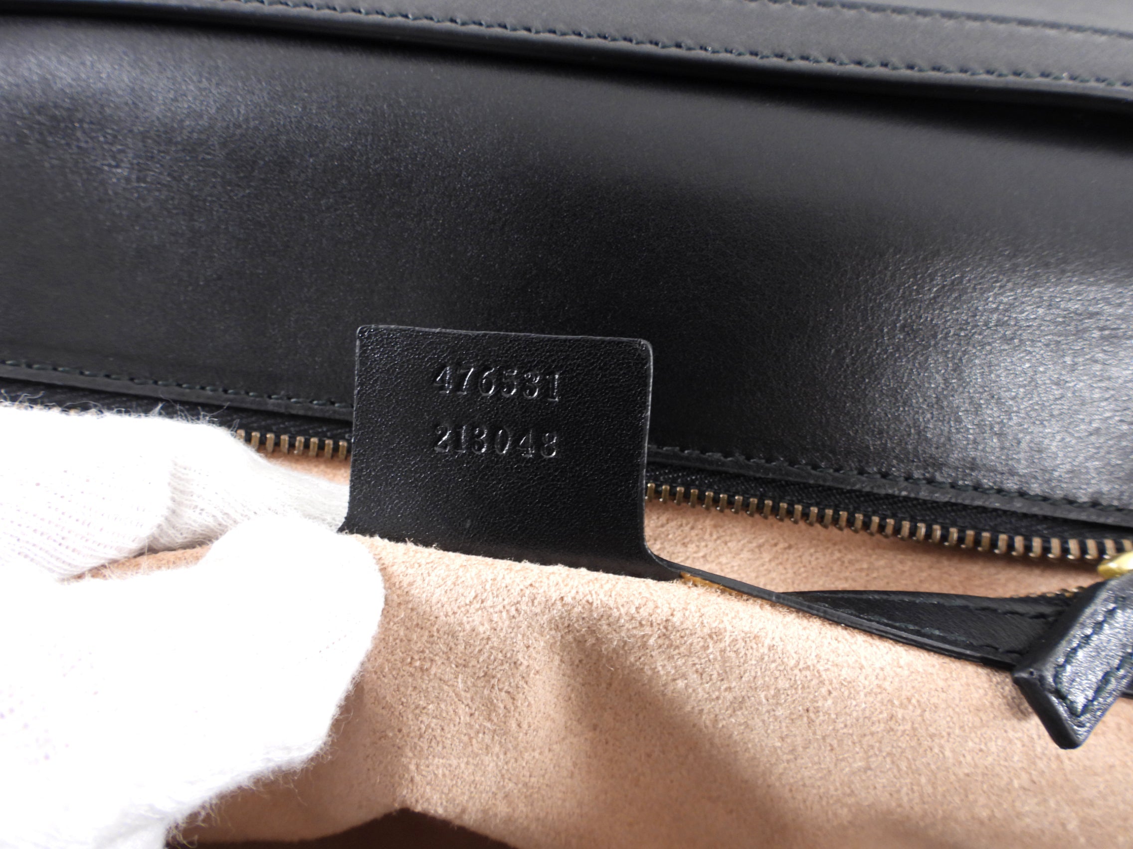 Gucci Pink Navy White Bamboo Queen Margaret Medium Bag