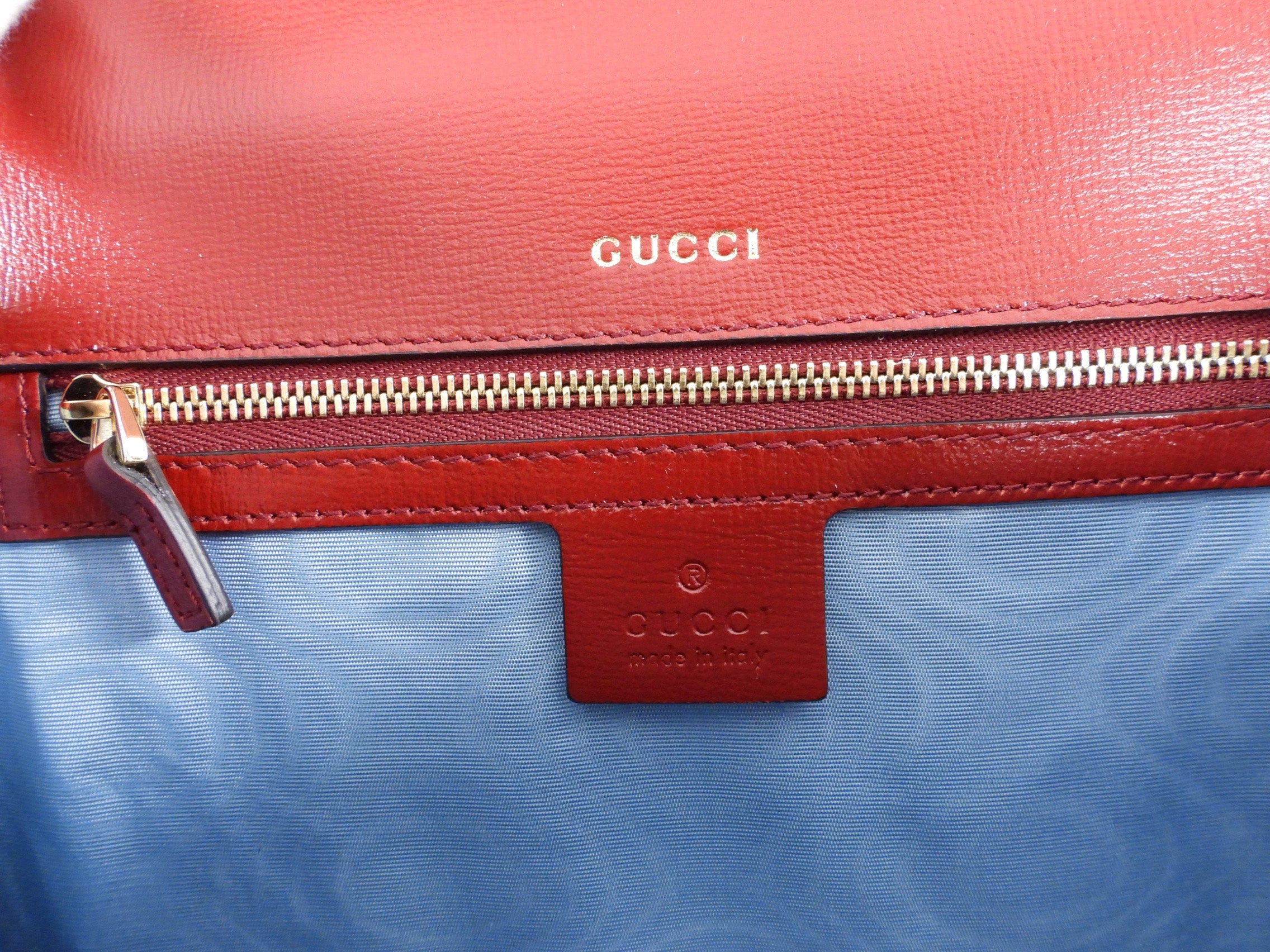 Gucci Red Azalea Michel Print Small Shoulder Bag