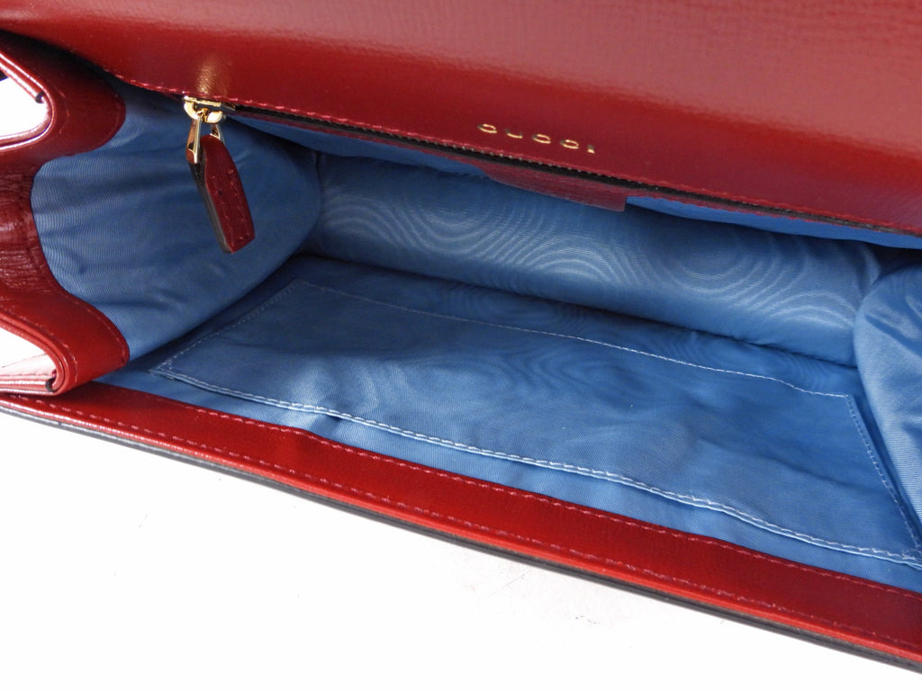 Gucci Red Azalea Michel Print Small Shoulder Bag