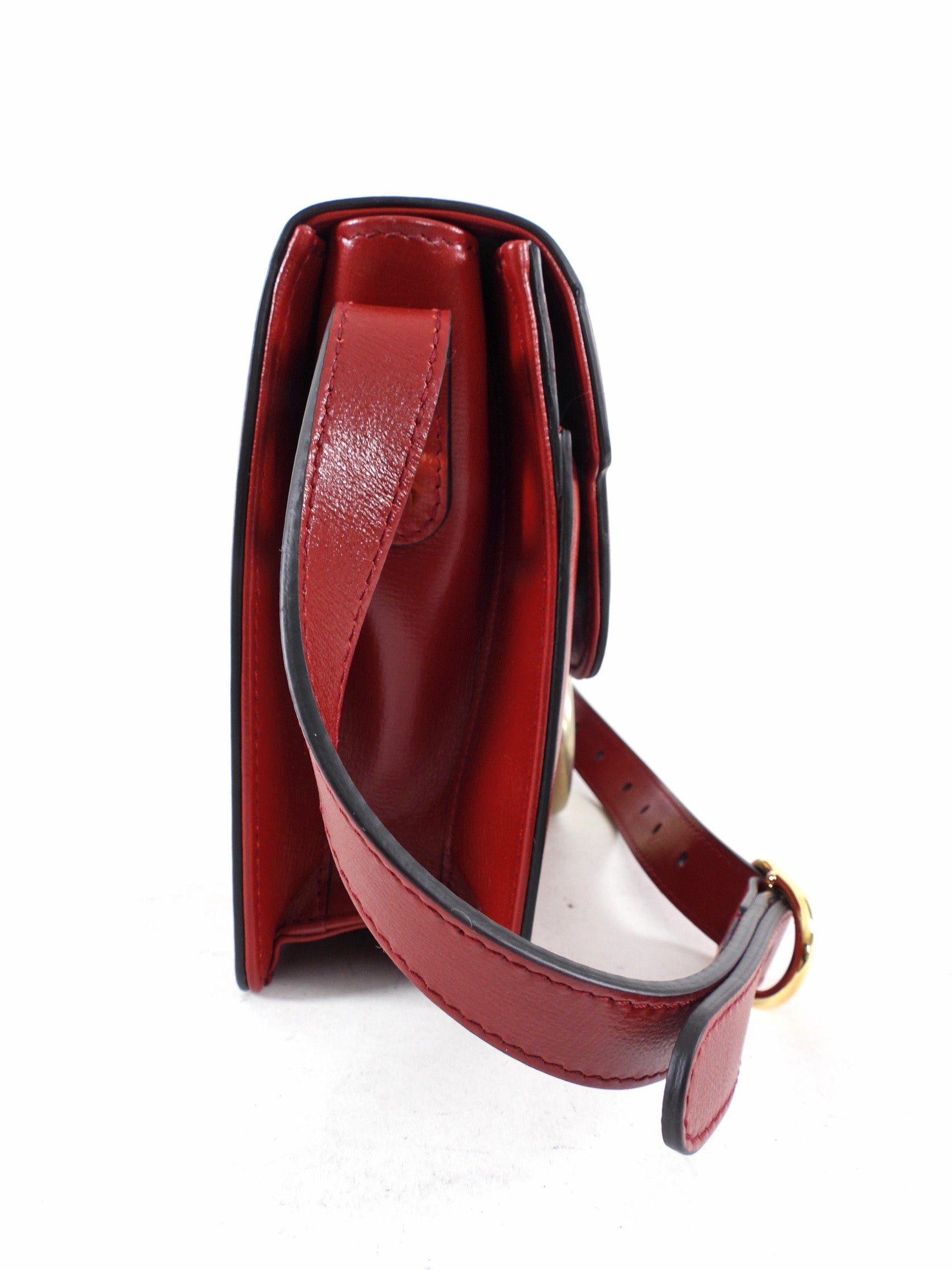 Gucci Red Azalea Michel Print Small Shoulder Bag