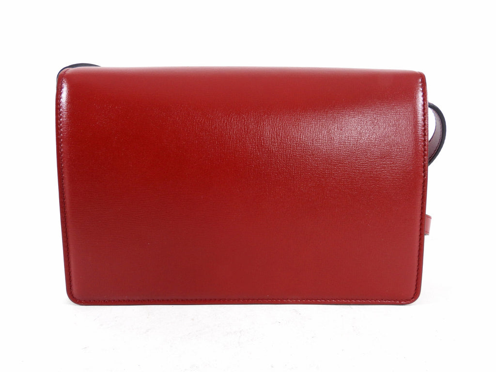 Gucci Red Azalea Michel Print Small Shoulder Bag