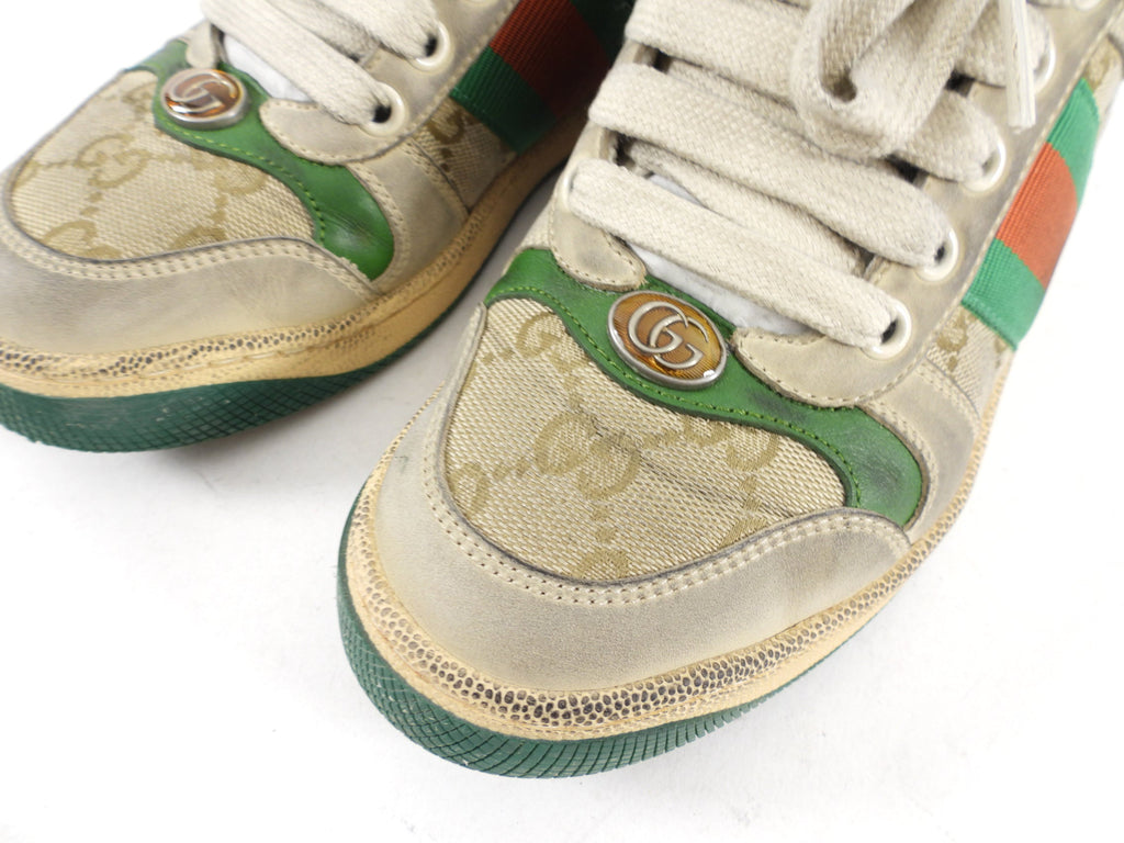 Gucci Screener Sneaker Distressed - 34.5