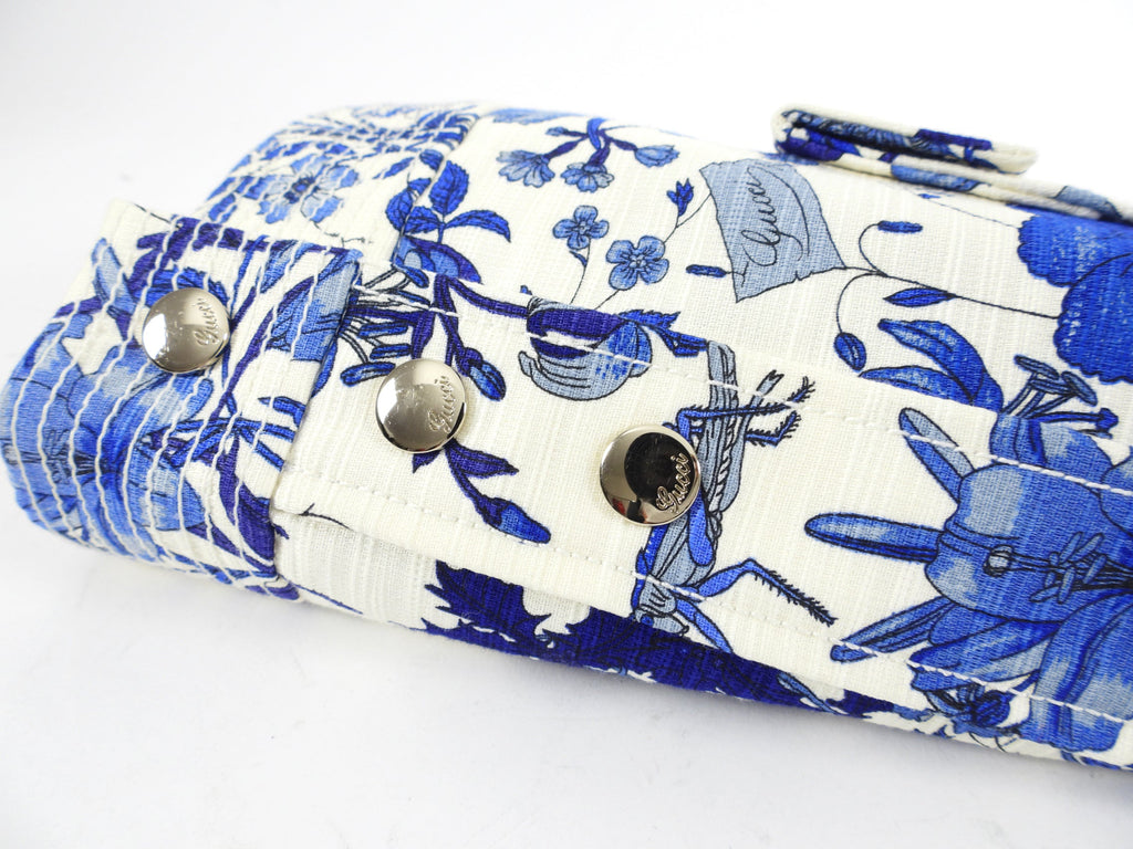 Gucci Flora Fauna Blue and Ivory Skirt - IT38 / 4