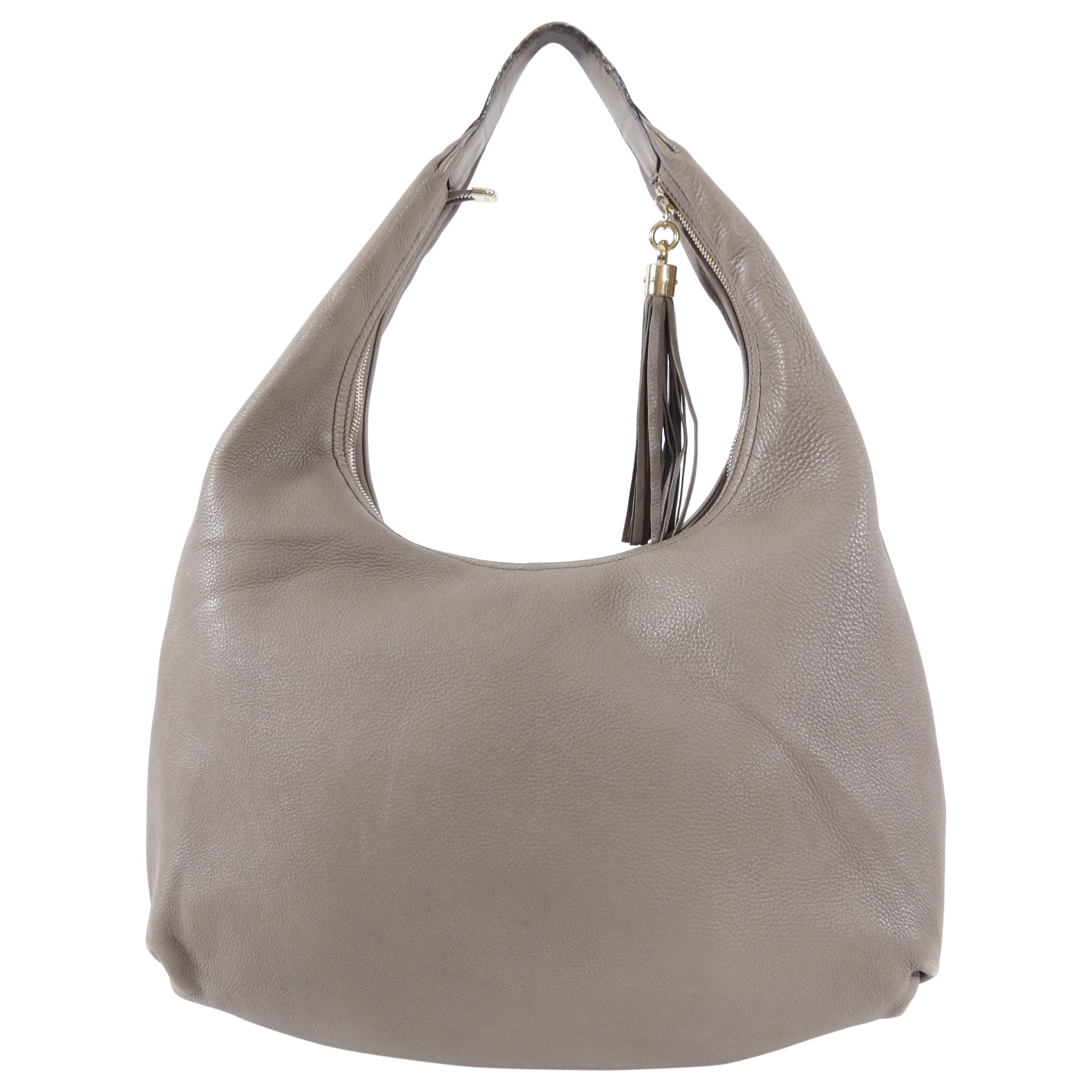 Gucci Taupe Soho Hobo Large Leather Bag