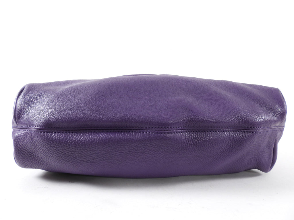 Gucci Large Soho Purple Leather Hobo Bag