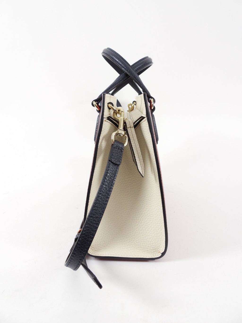 Gucci Soho Leather Top Handle Bag in Red Tricolor