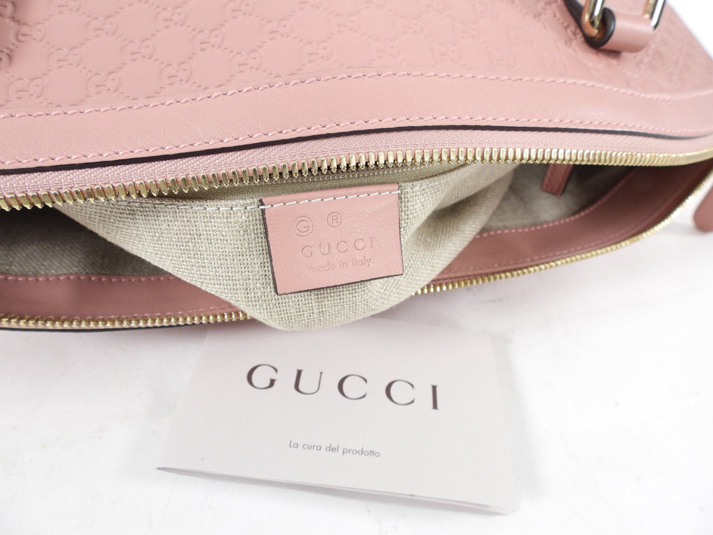 Gucci Micro Guccissima Pink Two-Way Dome Bag