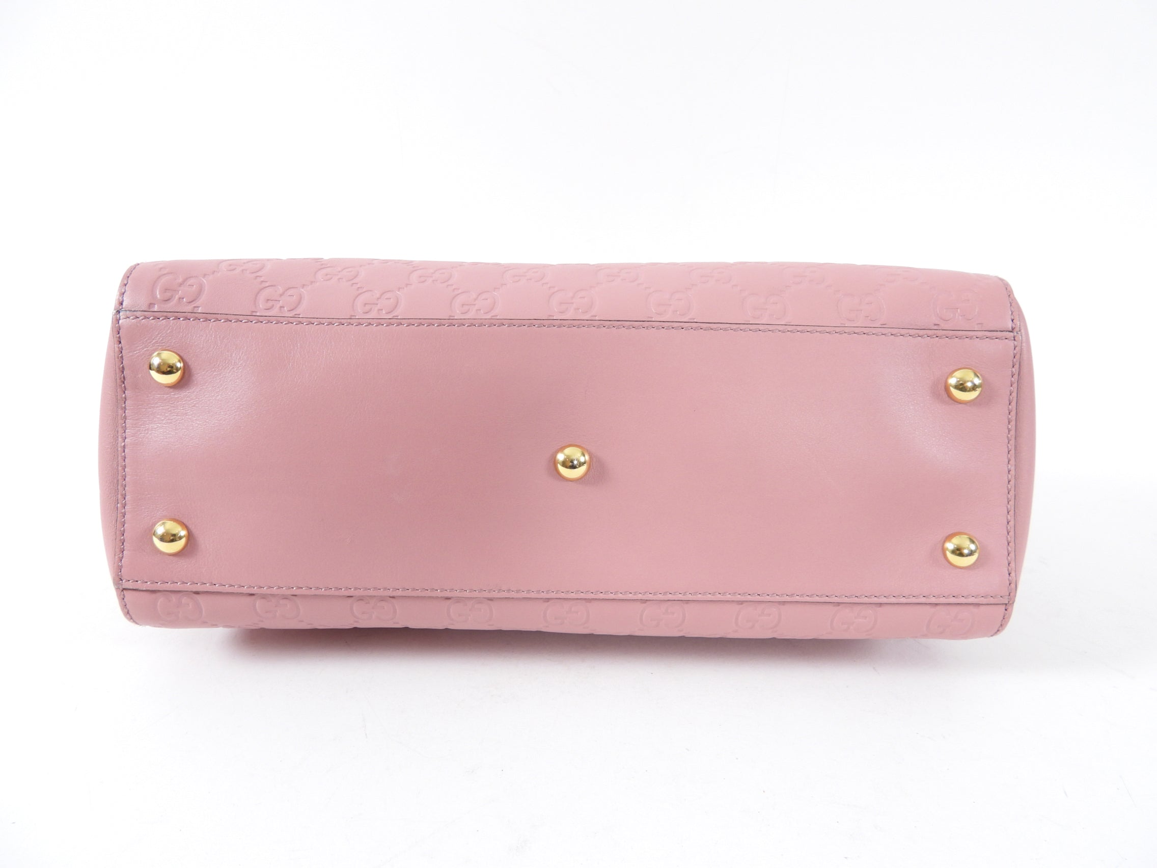 Gucci Guccissima Pink Monogram Small Chain Strap Tote Bag