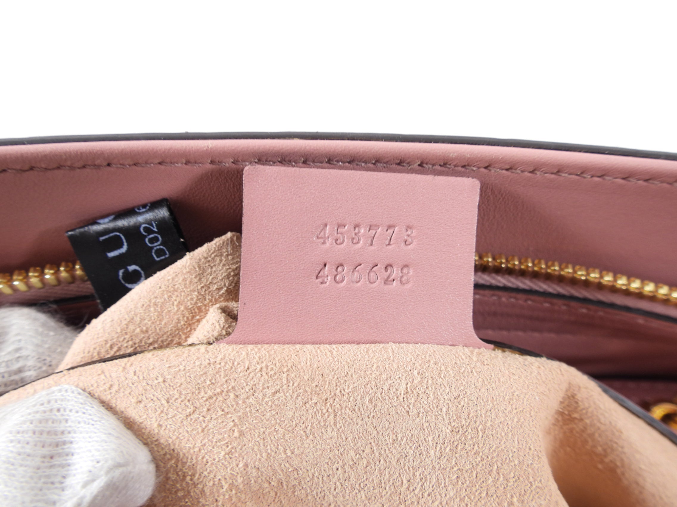 Gucci Guccissima Pink Monogram Small Chain Strap Tote Bag