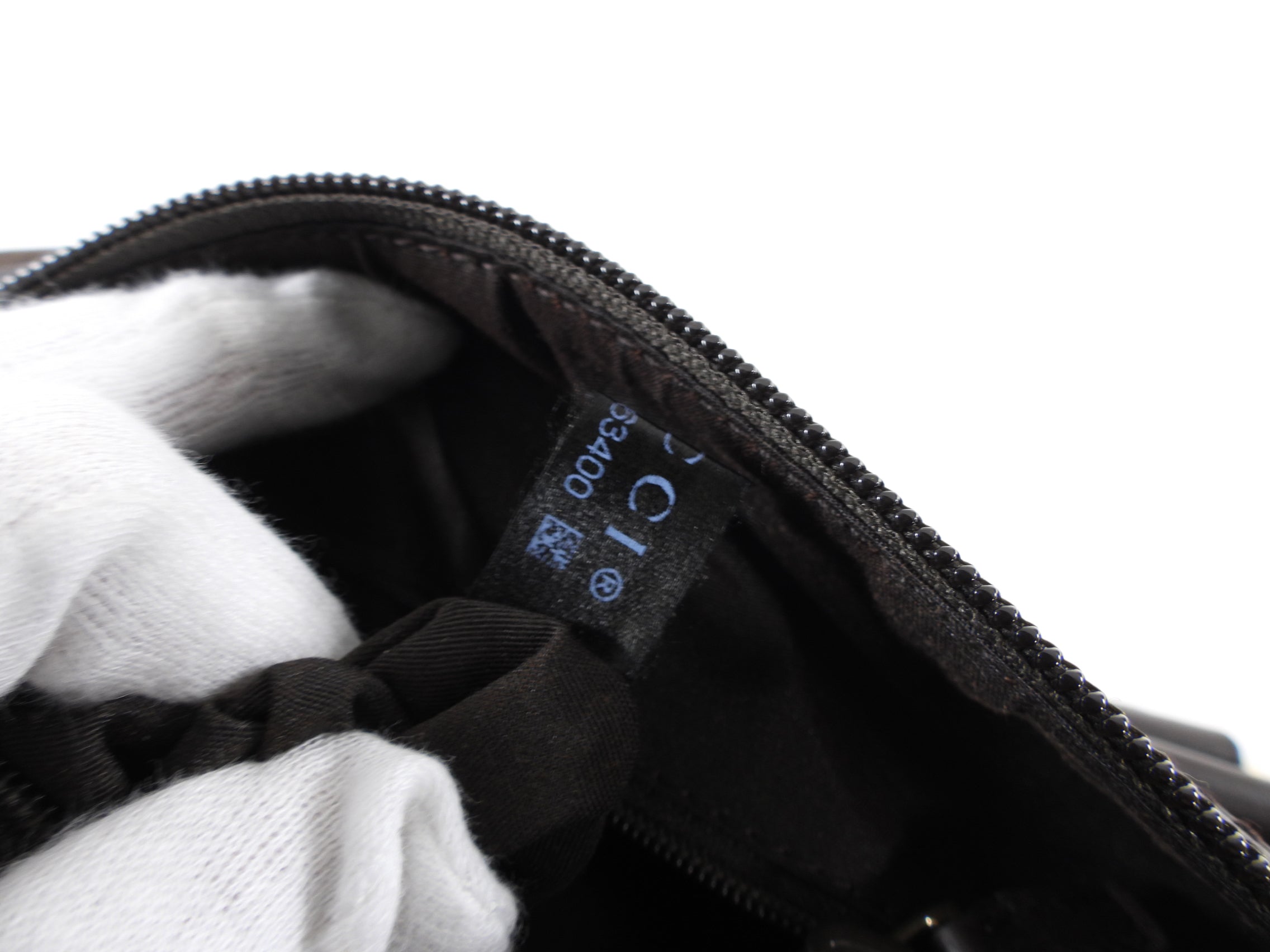 Gucci Brown Small Suede Boston Guccissima Bag