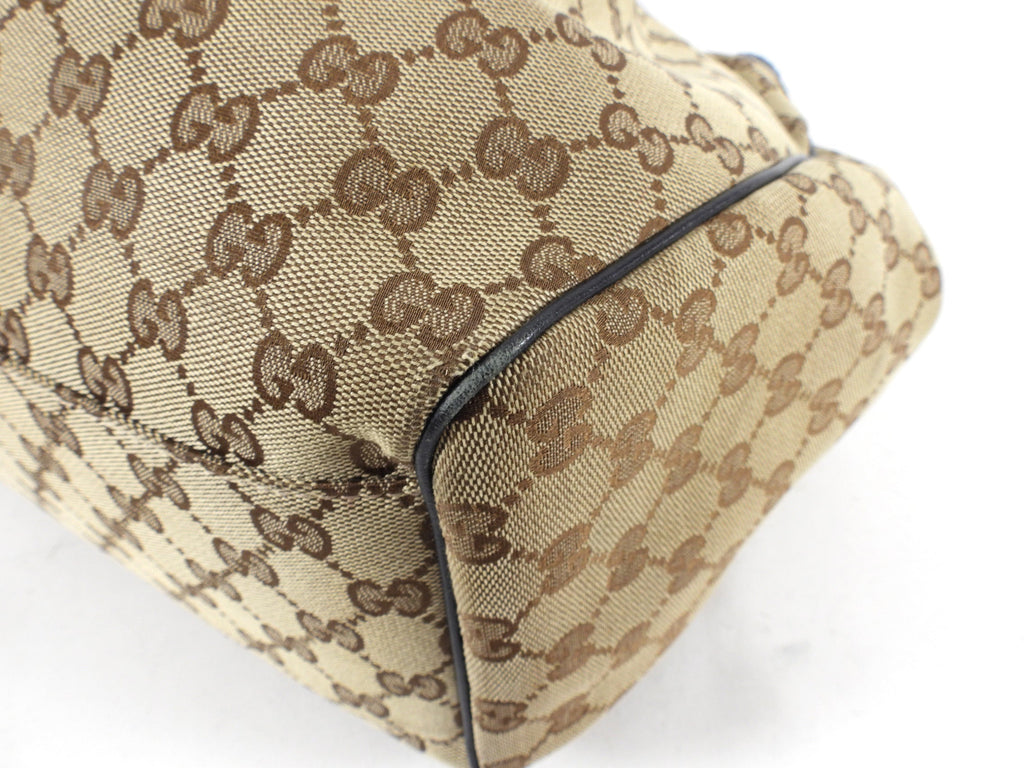 Gucci Monogram Canvas Sukey Large Shoulder Bag