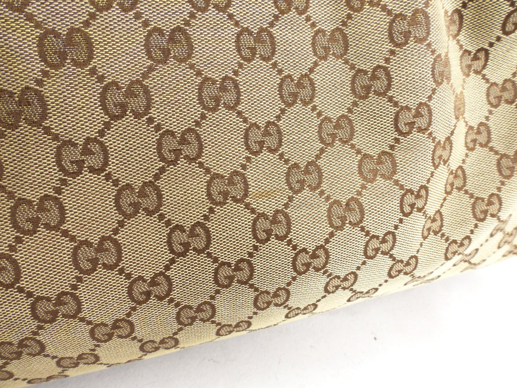 Gucci Monogram Canvas Sukey Large Shoulder Bag
