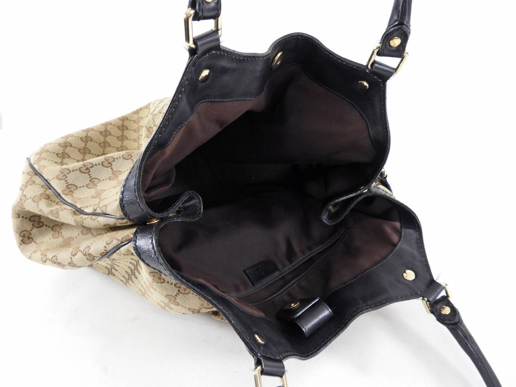 Gucci Monogram Canvas Sukey Large Shoulder Bag
