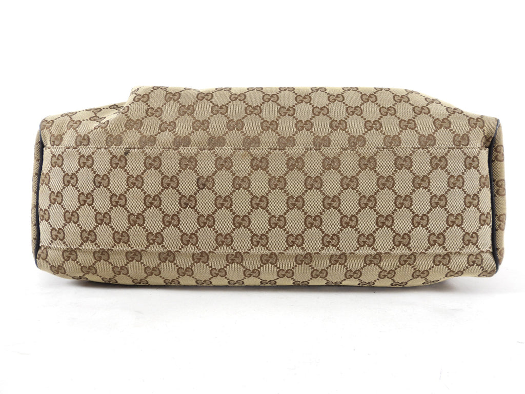 Gucci Monogram Canvas Sukey Large Shoulder Bag