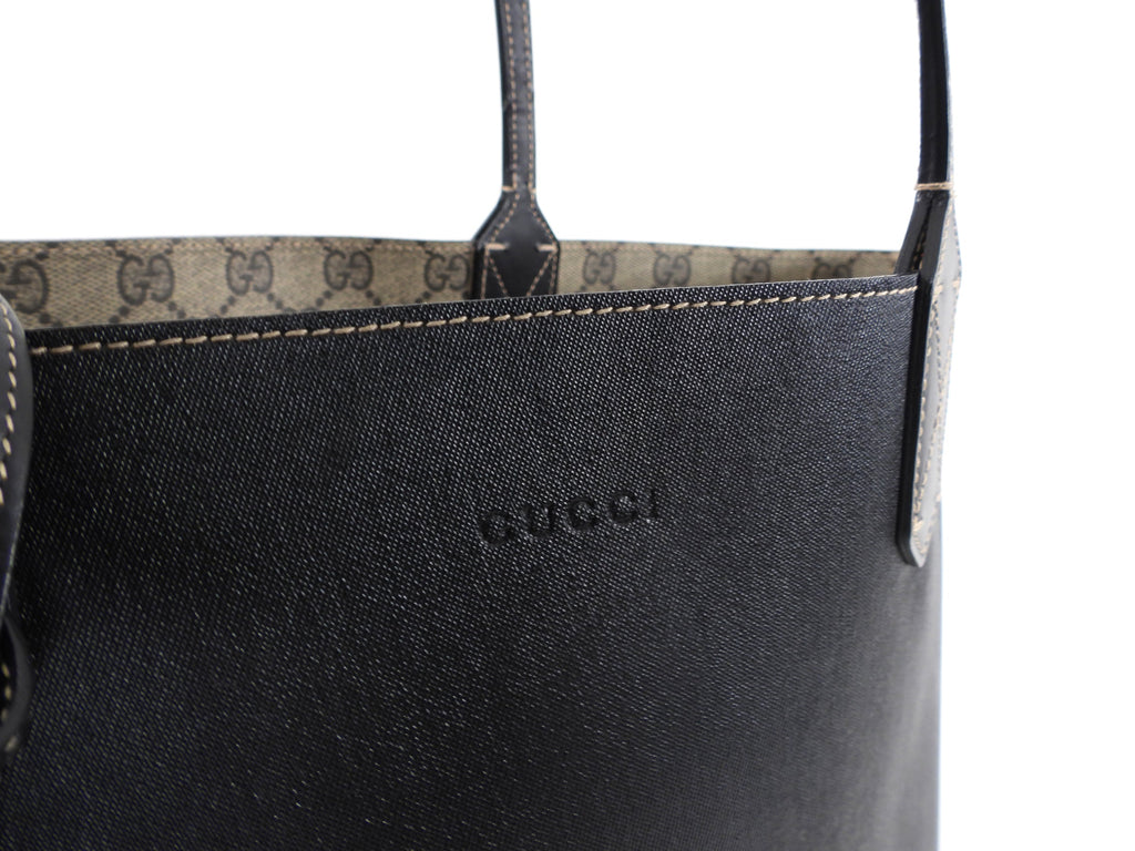 Gucci Monogram Supreme Reversible Tote Bag