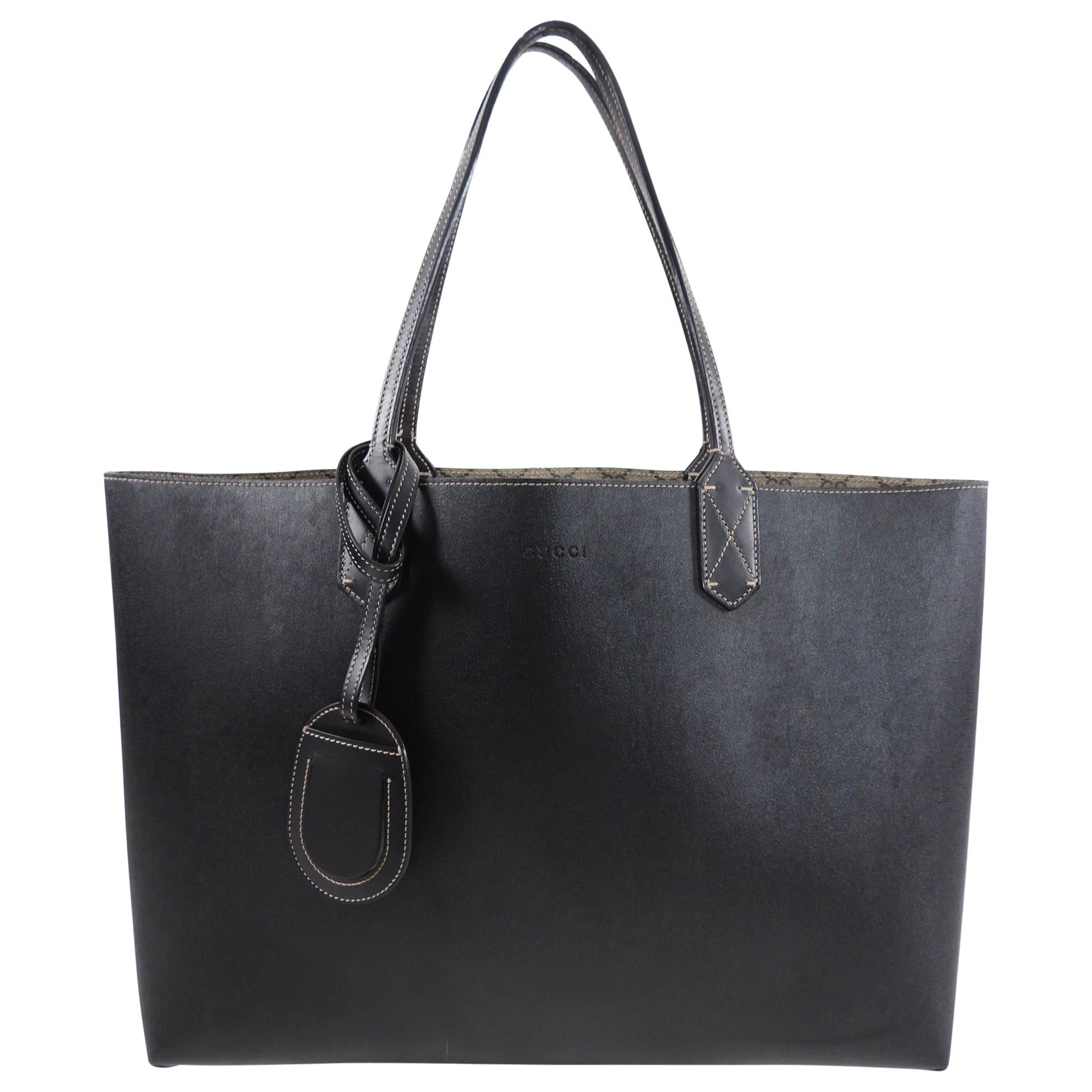 Gucci Monogram Supreme Reversible Tote Bag