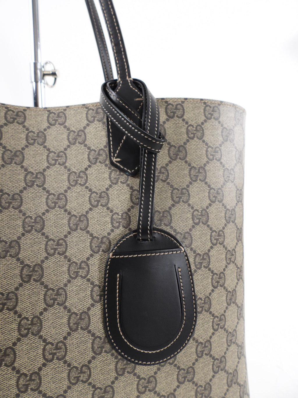 Gucci Monogram Supreme Reversible Tote Bag