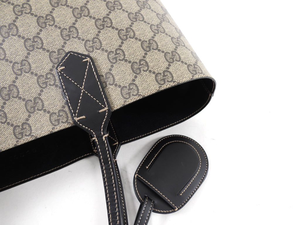 Gucci Monogram Supreme Reversible Tote Bag