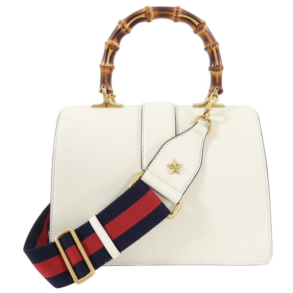 Gucci Medium Dionysus Bamboo Top Handle Stripe Bag