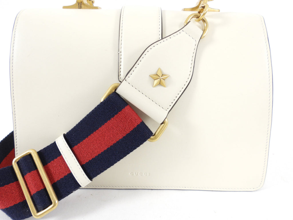 Gucci Medium Dionysus Bamboo Top Handle Stripe Bag