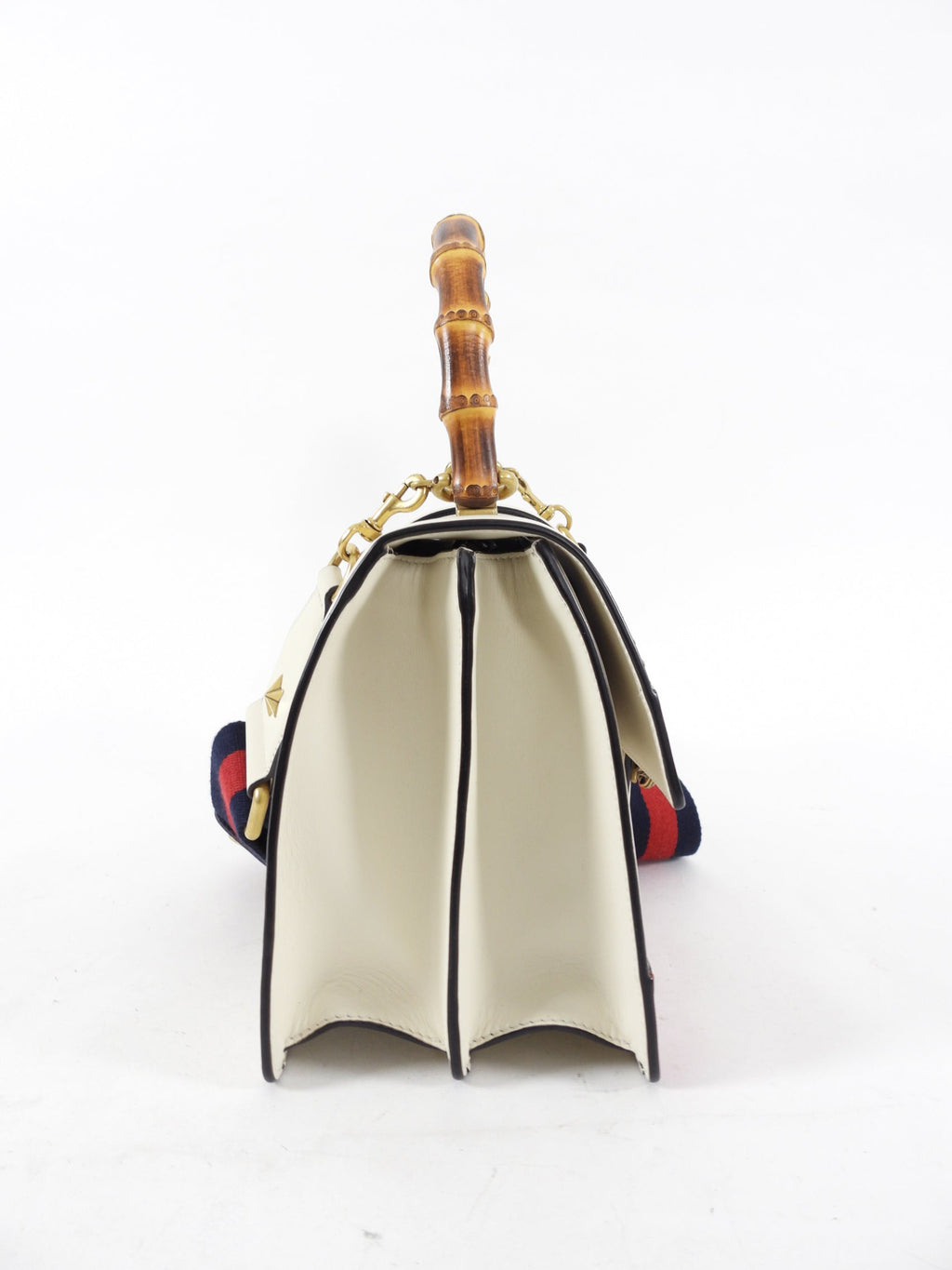 Gucci Medium Dionysus Bamboo Top Handle Stripe Bag