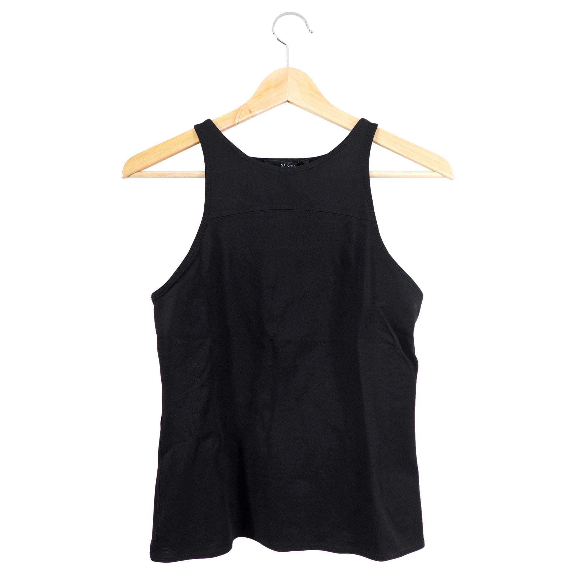 Gucci Black Microfibre Tech Sport Tank Top - L