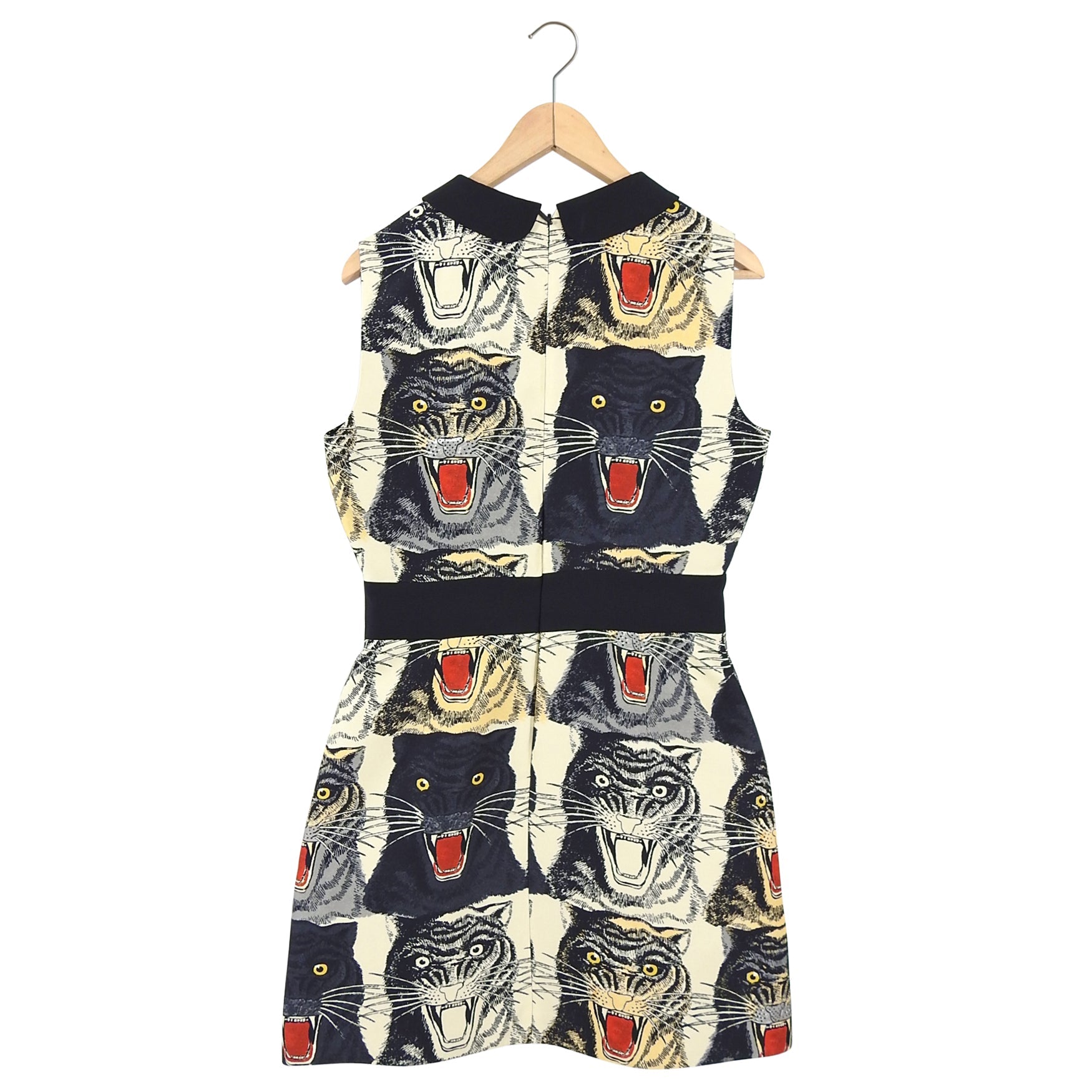 Gucci Tiger Head Design GG Marmont Sleeveless Dress - IT44 / 8 / 10