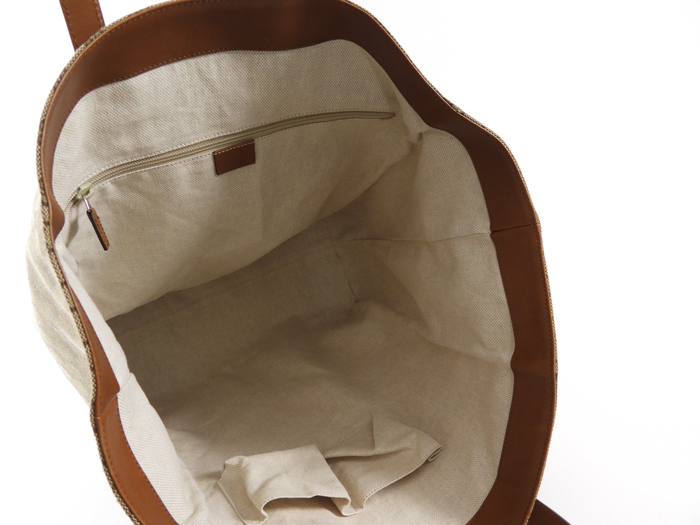 Gucci Monogram Canvas Extra Large Brown Shopper Tote Bag