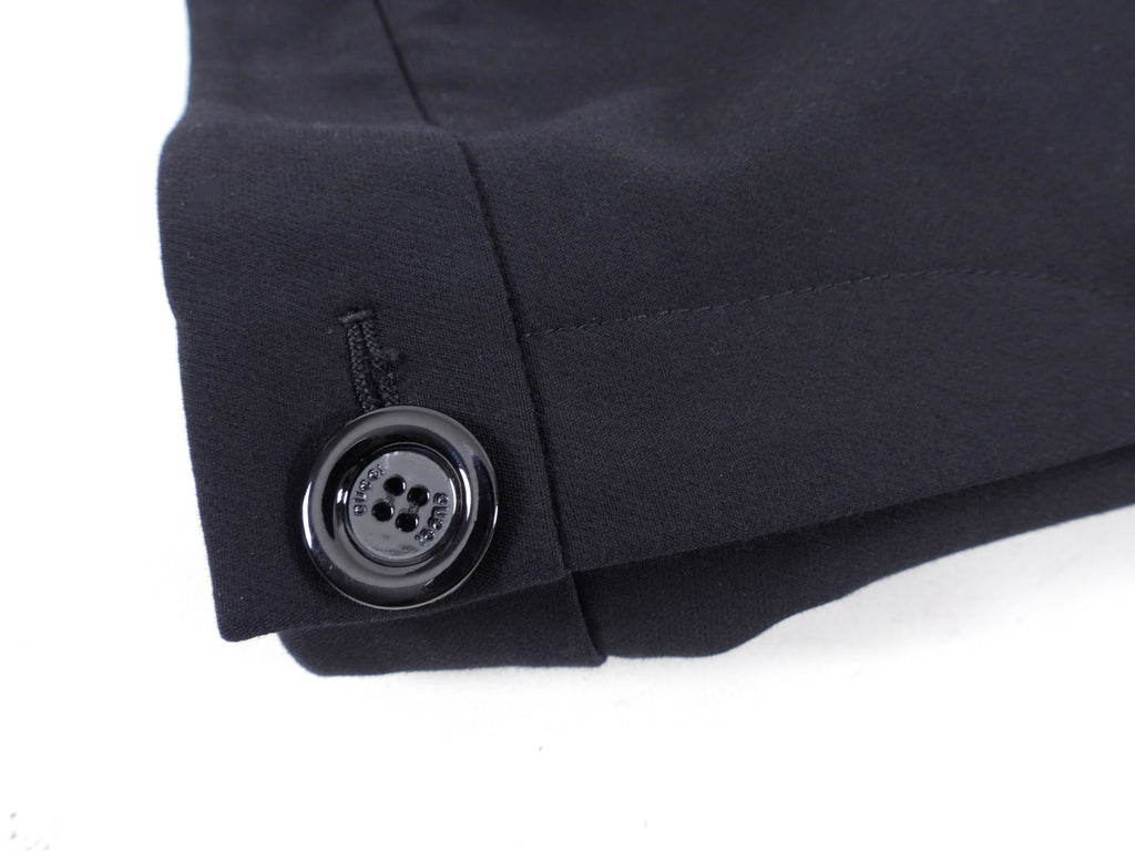 Gucci Black Ruffle Hem Slim Trousers - IT42 / USA 6