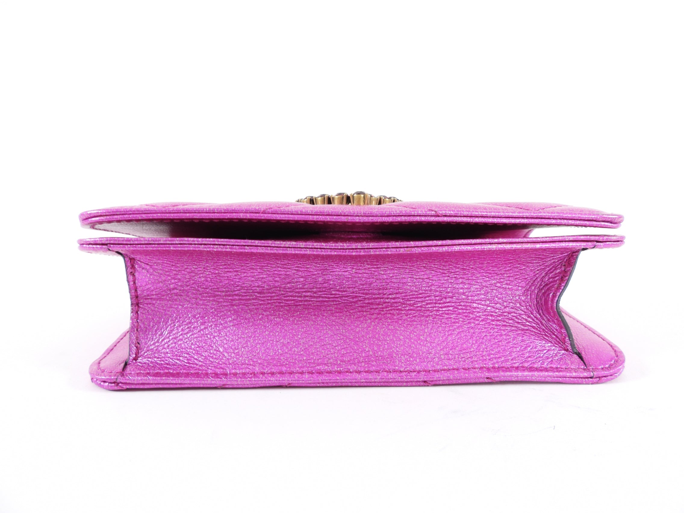 Gucci Limited Edition Valentine Fuchsia Heart Crossbody Bag