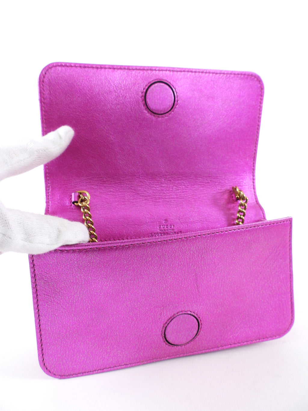 Gucci Limited Edition Valentine Fuchsia Heart Crossbody Bag