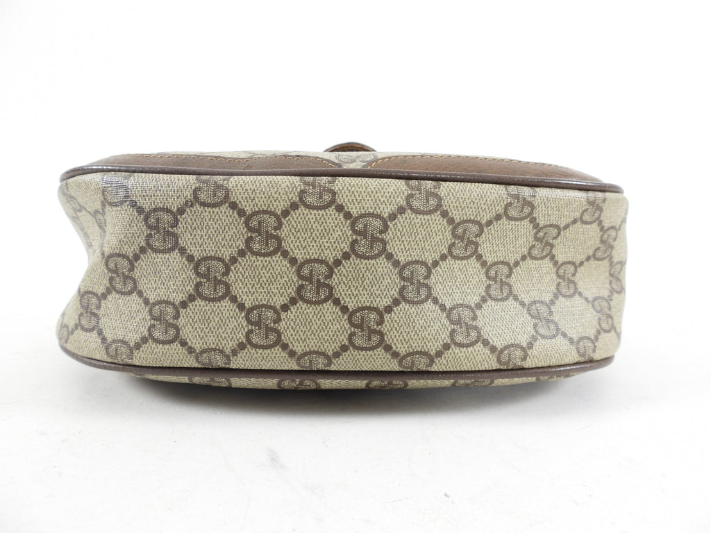 Gucci Vintage Monogram Canvas Shoulder Bag