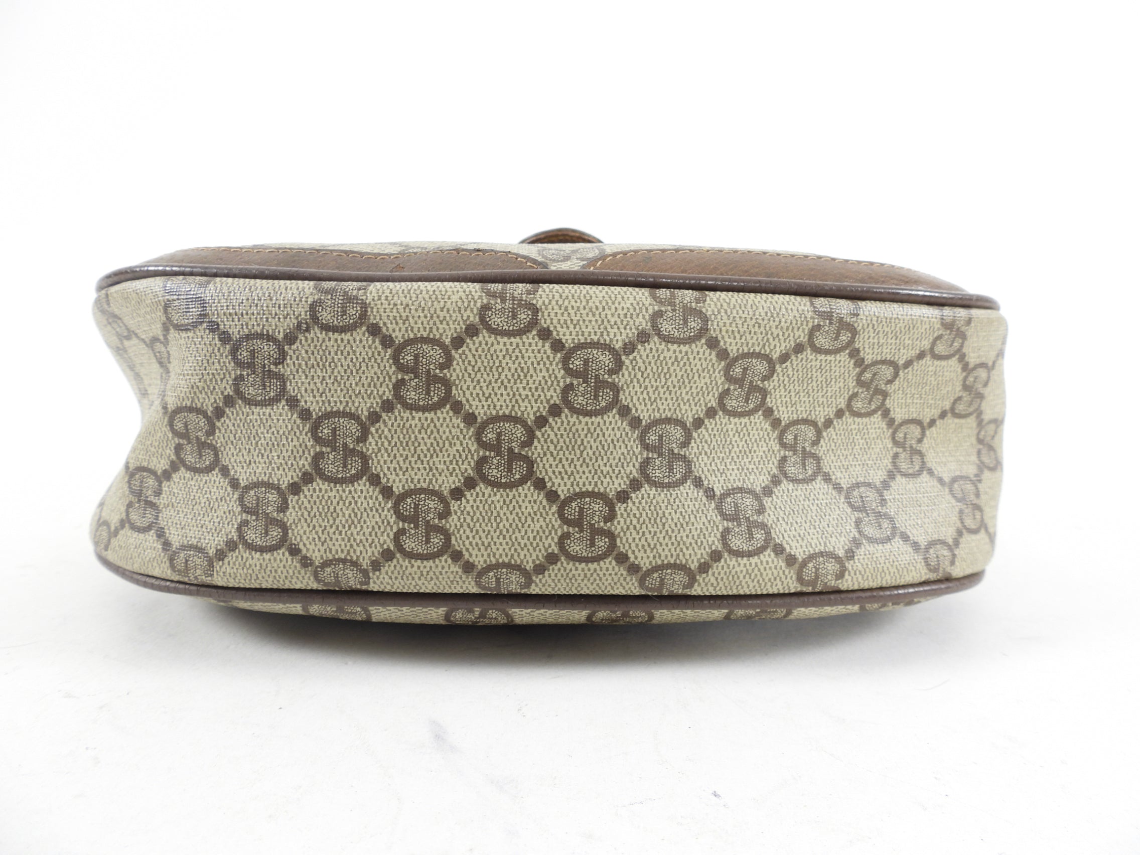 Gucci Vintage Monogram Canvas Shoulder Bag