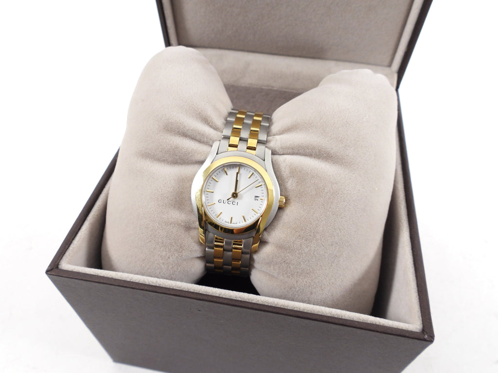 Gucci Vintage Two Tone 5500L Watch
