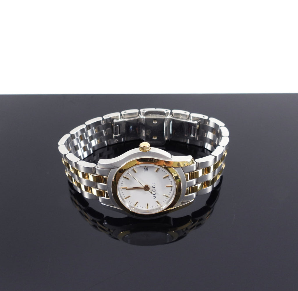 Gucci Vintage Two Tone 5500L Watch
