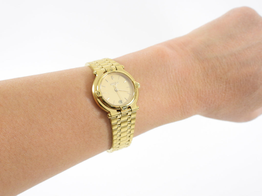 Gucci Vintage Yellow Gold Plated Ladies 9200L Watch