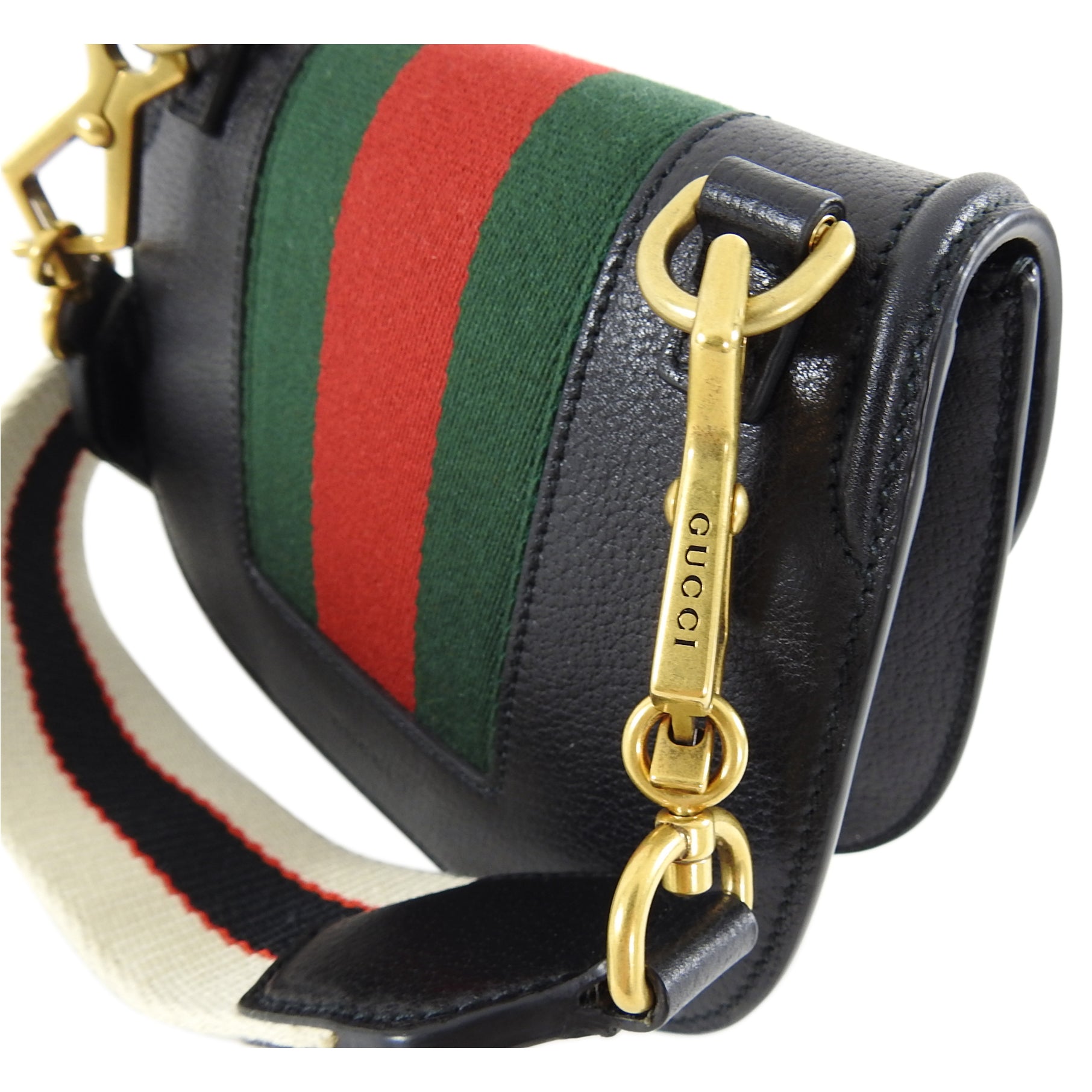 Gucci Linea Totem Small Crystal Rhinestone Crossbody Bag