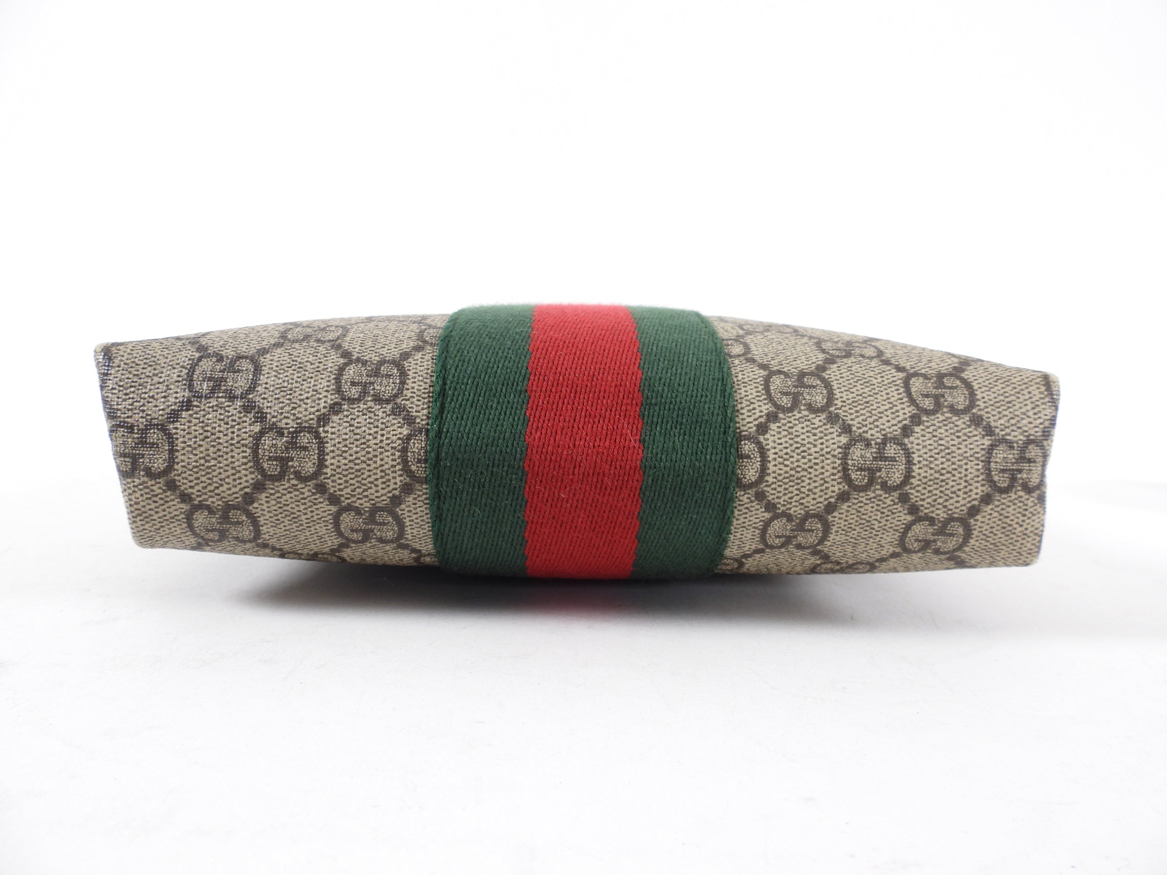 Gucci Monogram Supreme Web Stripe Small Messenger Bag