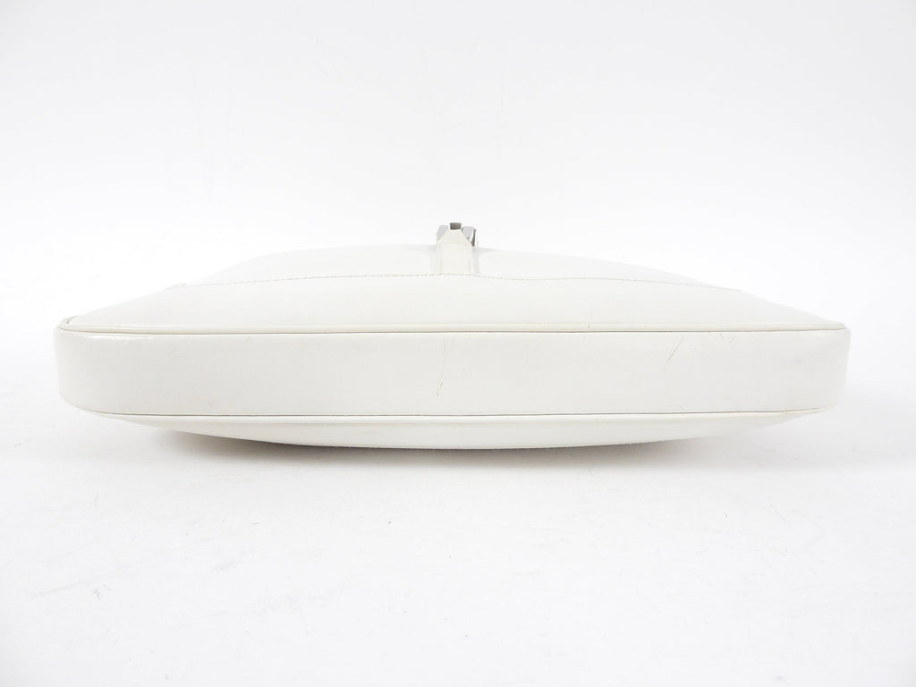 Gucci Tom Ford Era White Leather Jackie O Hobo Bag