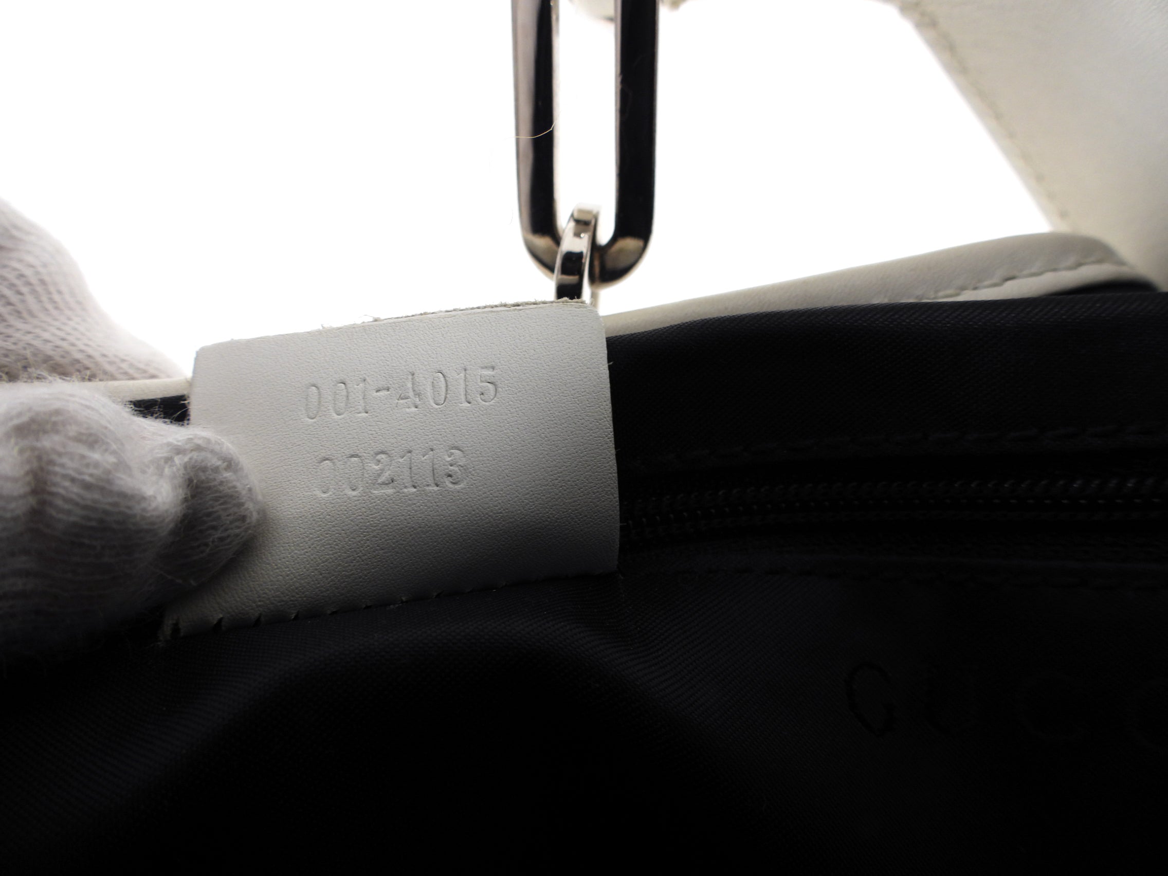 Gucci Tom Ford Era White Leather Jackie O Hobo Bag