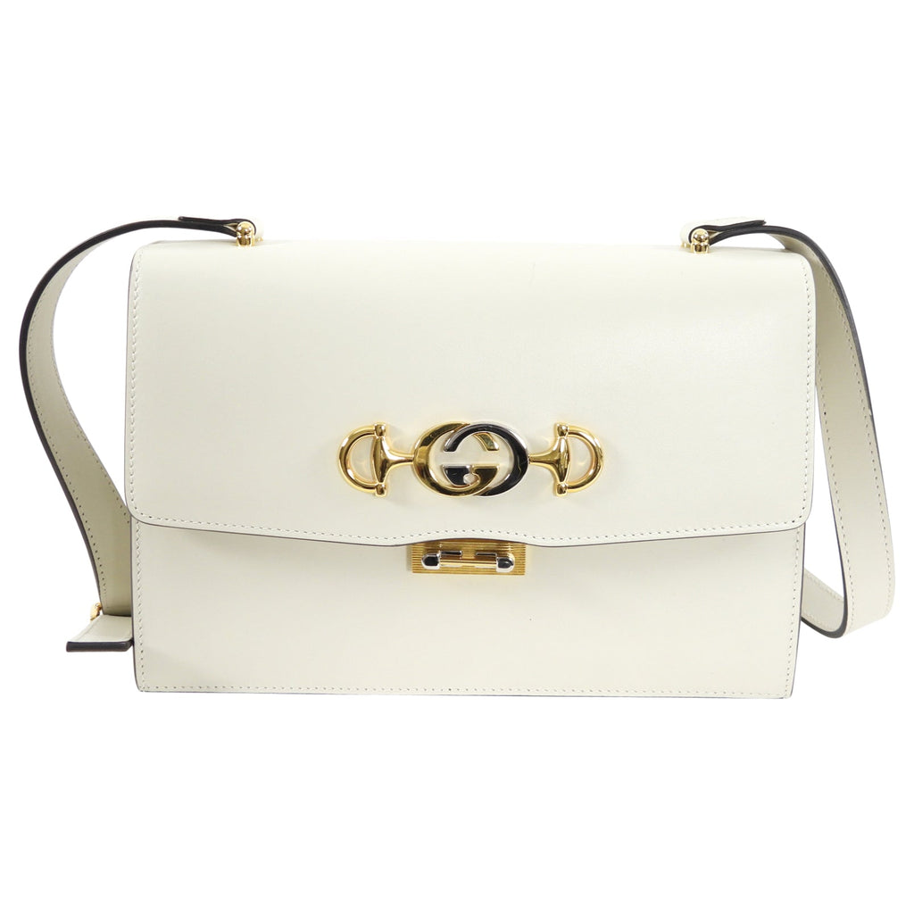 Gucci Zumi Ivory Small Flap Shoulder Bag