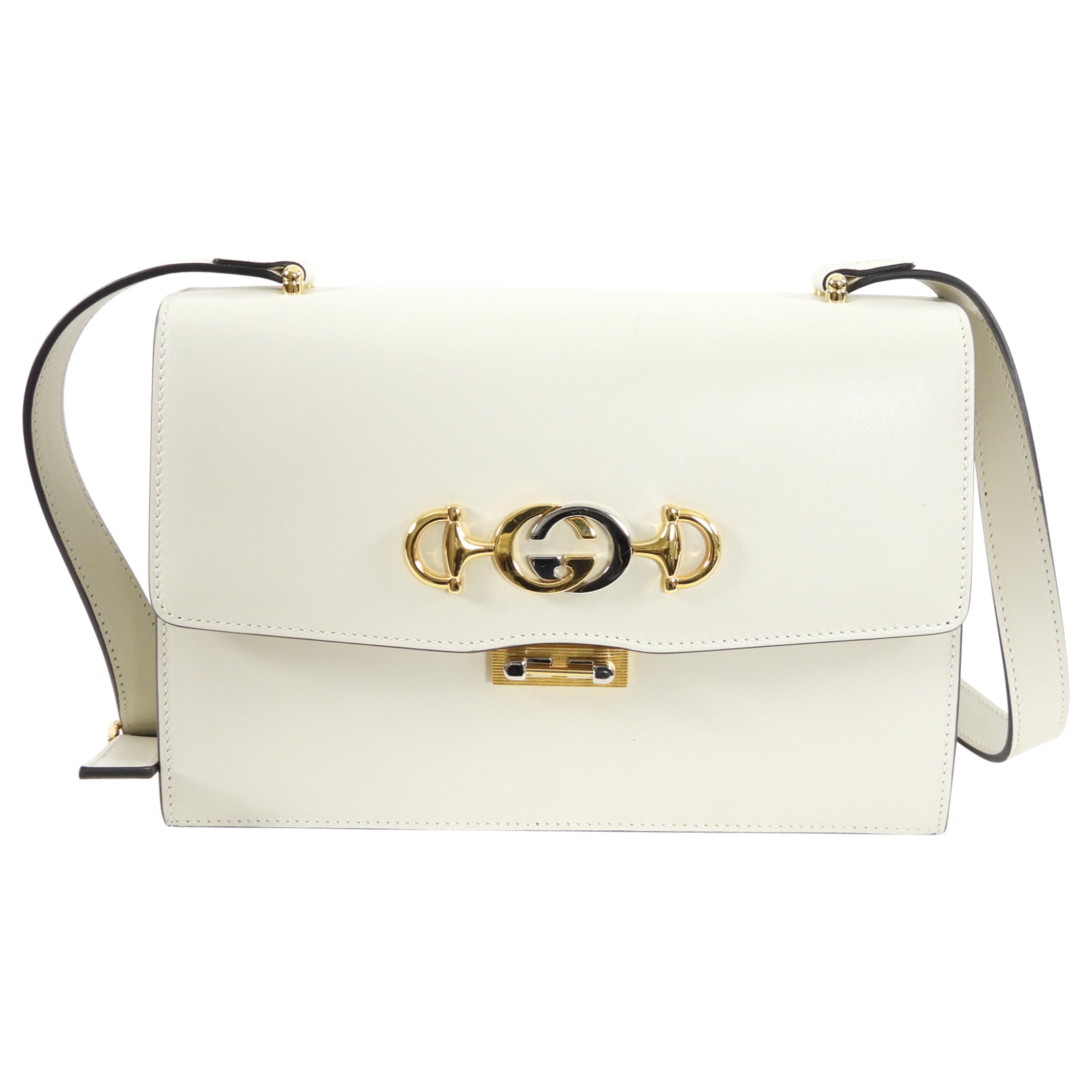 Gucci Zumi Ivory Small Flap Shoulder Bag