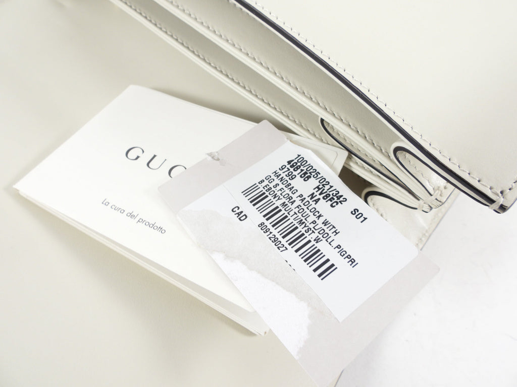 Gucci Zumi Ivory Small Flap Shoulder Bag