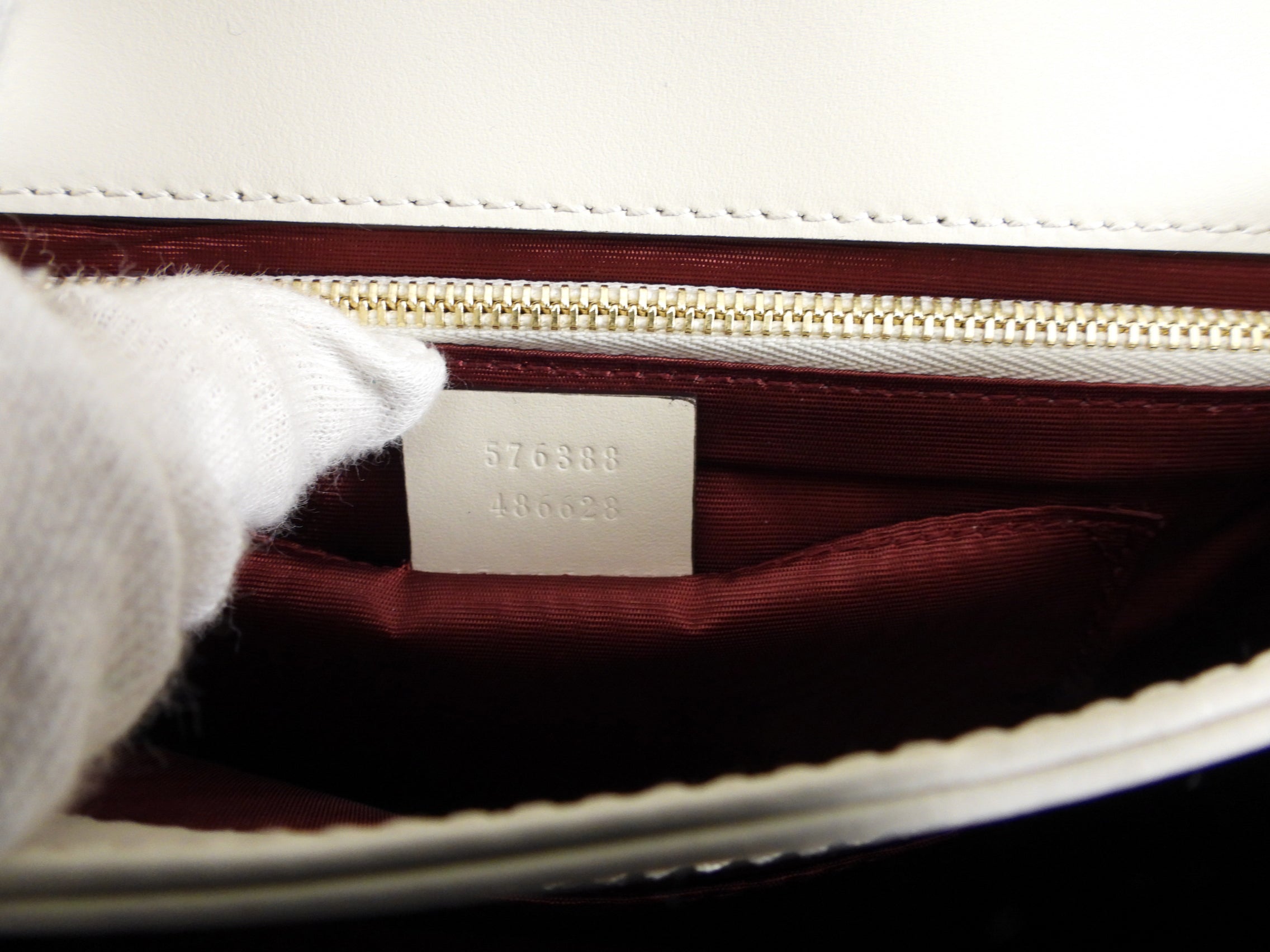 Gucci Zumi Ivory Small Flap Shoulder Bag
